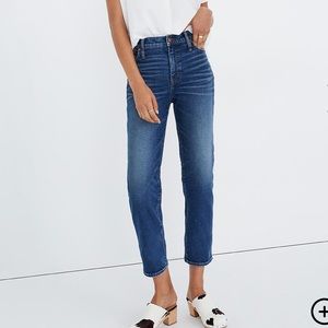 Madewell mid-rise classic straight jeans